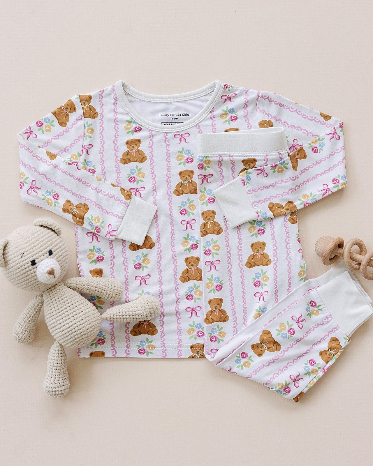 Bamboo Two Piece Set | Honey Bear