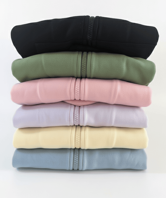 Dreamy Soft Charlie Play Solid Color - Bamboo Kids Zip Up Hoodie Sweatshirt